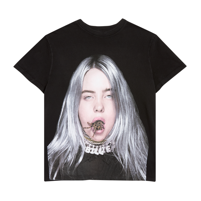 T-shirt Billie Eilish bouche tarentule