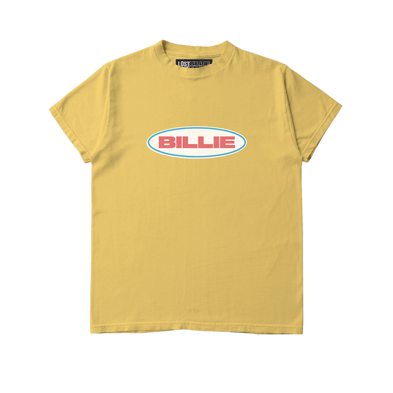 T-shirt jaune logo Billie x Lost Love