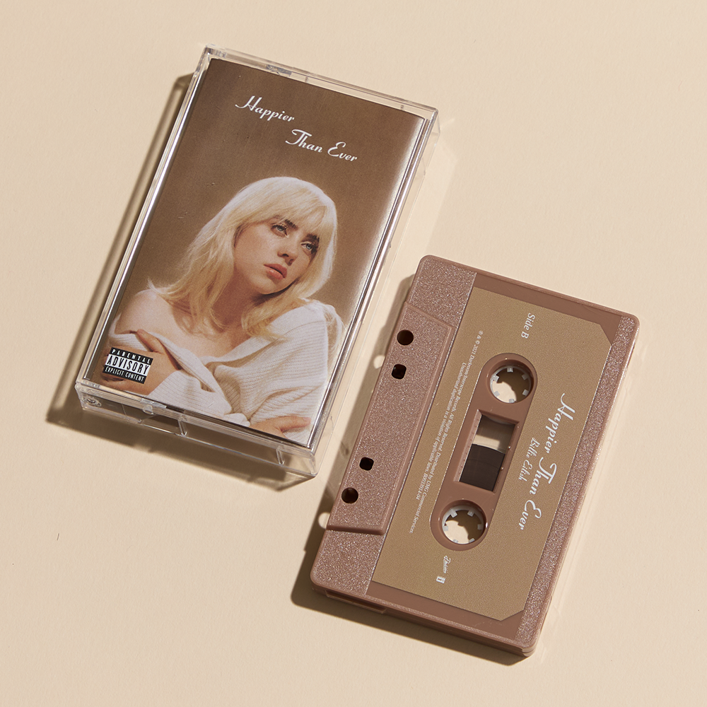 Cassette marron exclusive « Happier Than Ever »