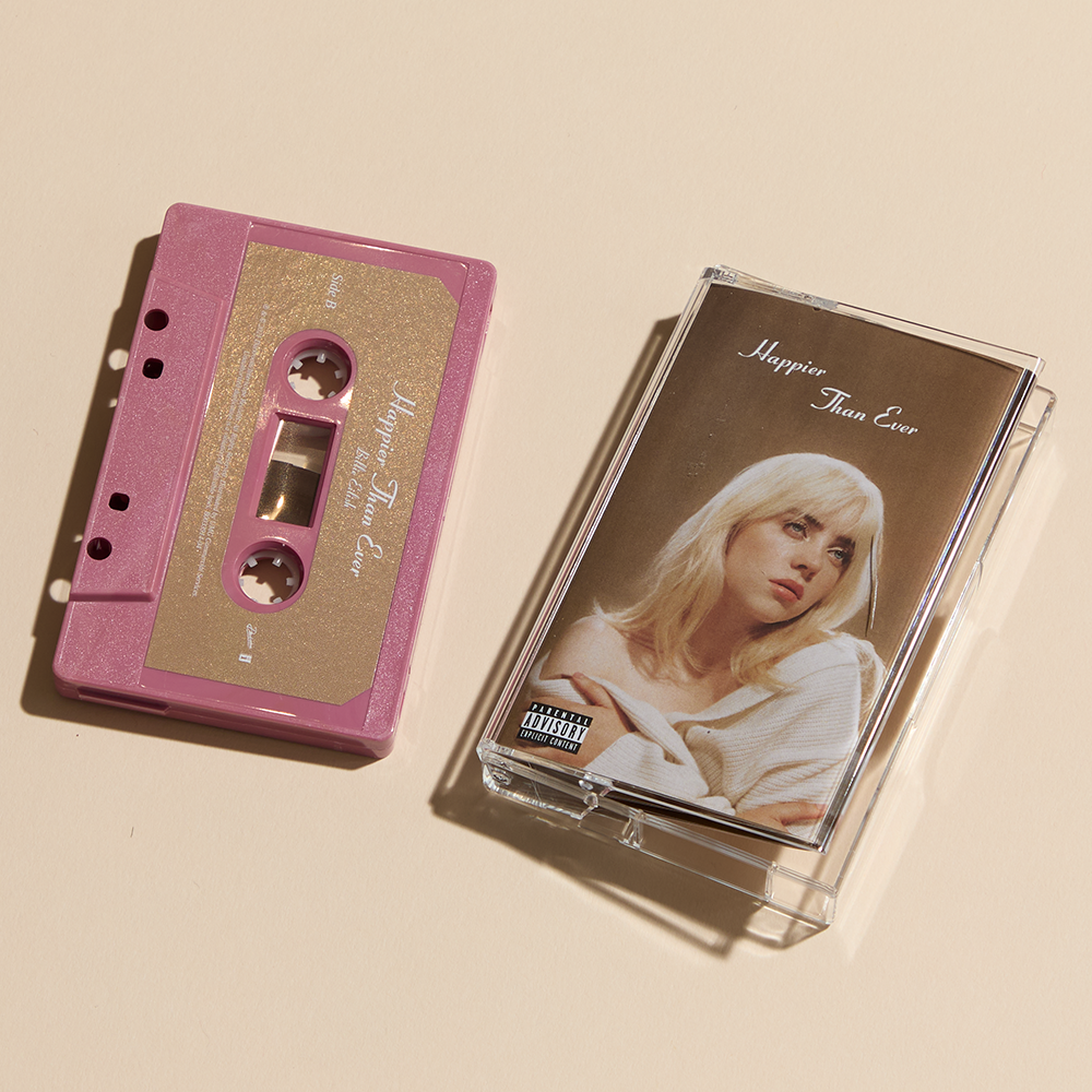 Cassette rose exclusive « Happier Than Ever »