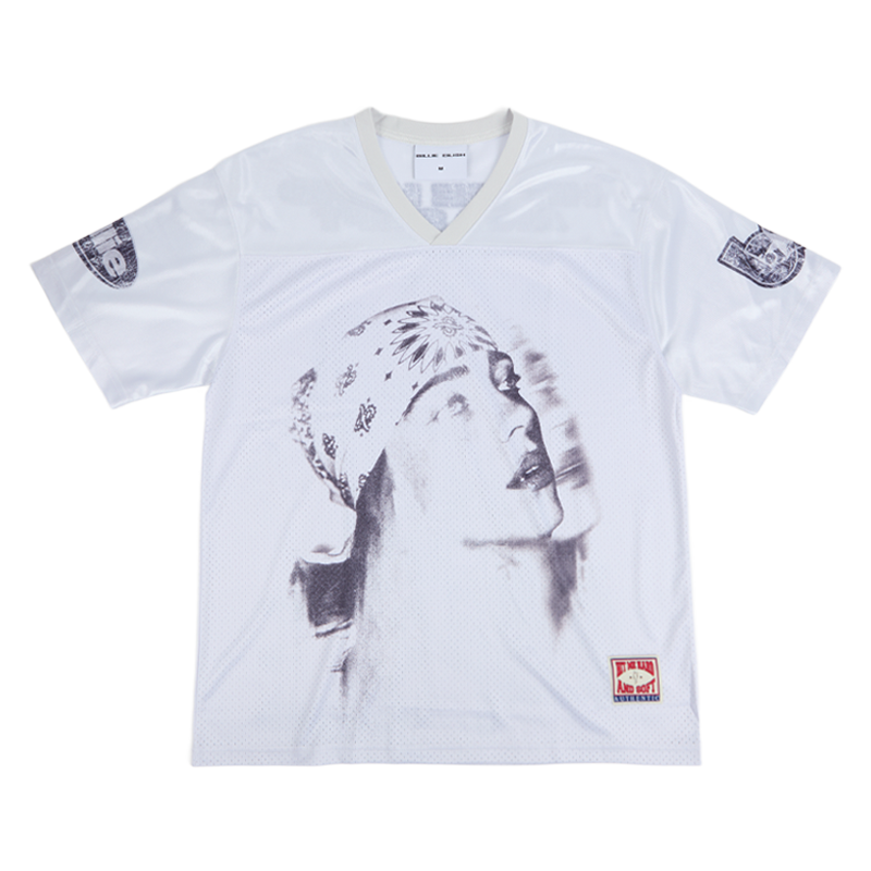 Maillot de football blanc Billie Bandana