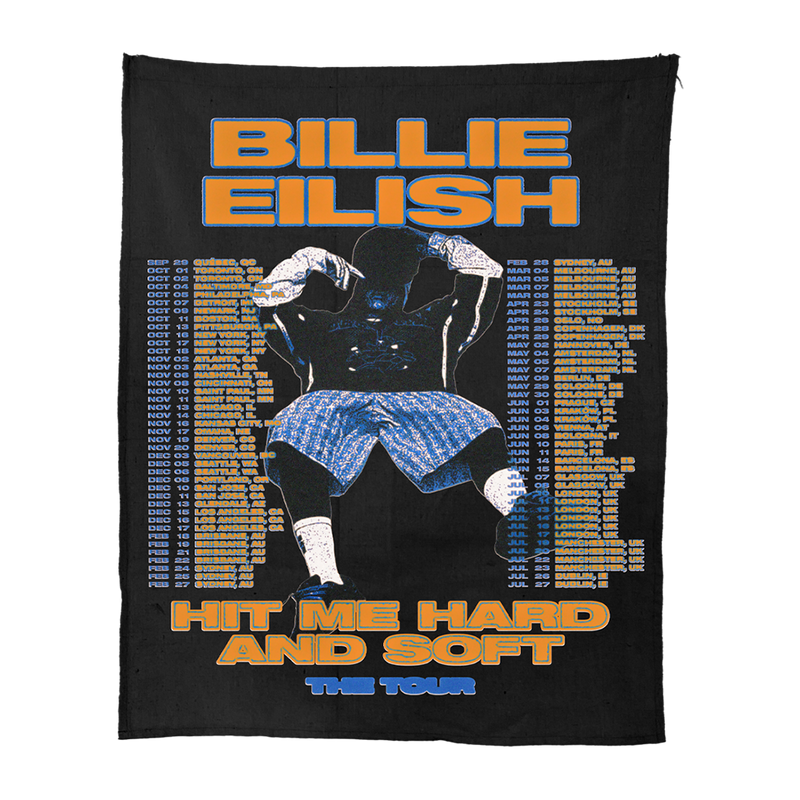 HIT ME HARD AND SOFT: THE TOUR 2024 Canvas Fabric Poster