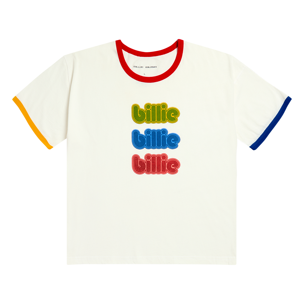 T-shirt Billie Repeat Primary Ringer