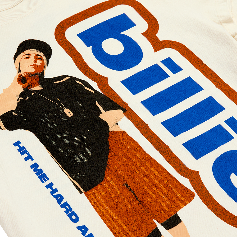 T-shirt blanc HIT ME HARD AND SOFT: THE TOUR 2025 Lean