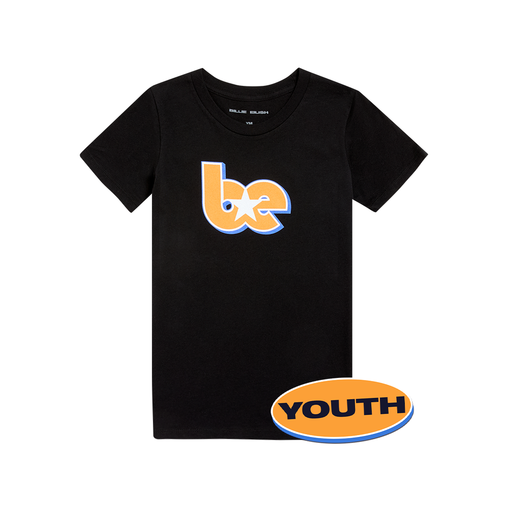 T-shirt noir BE Star pour tout-petit/enfant