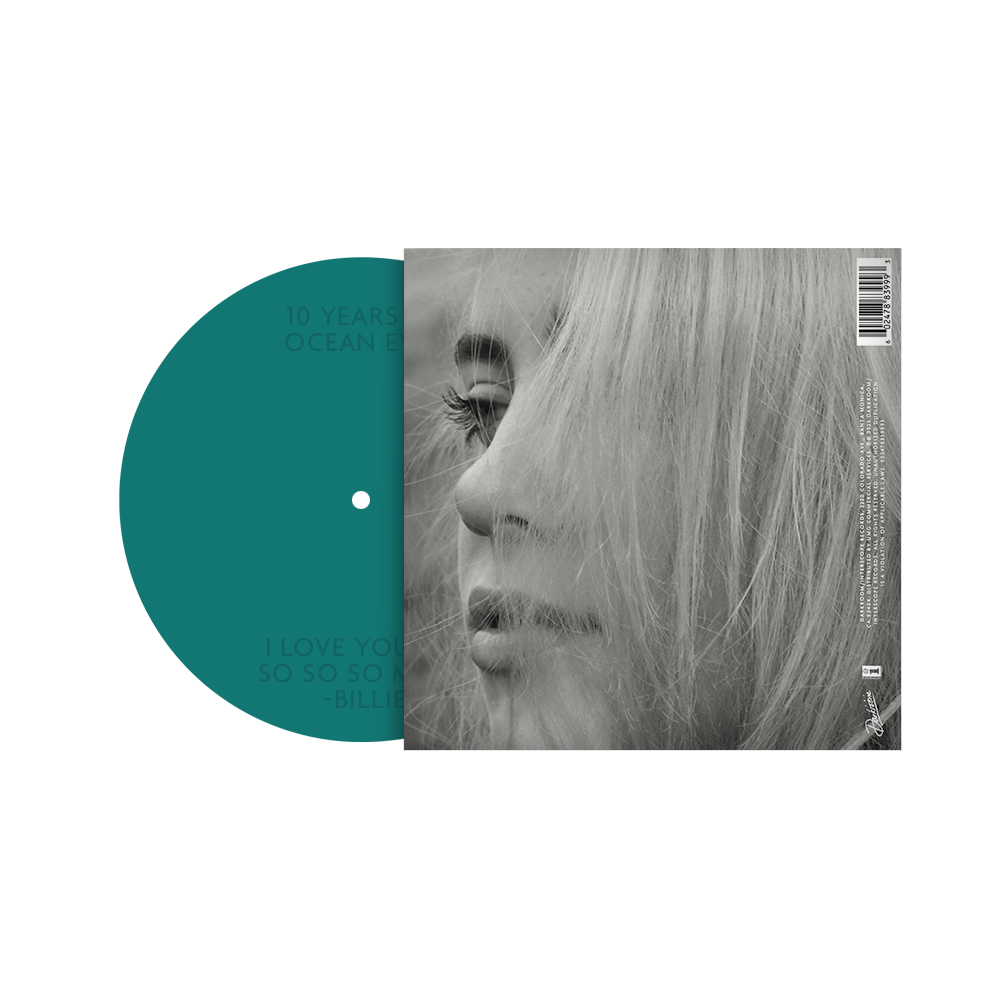 ocean eyes - Vinyle 7" gravé [Turquoise translucide]