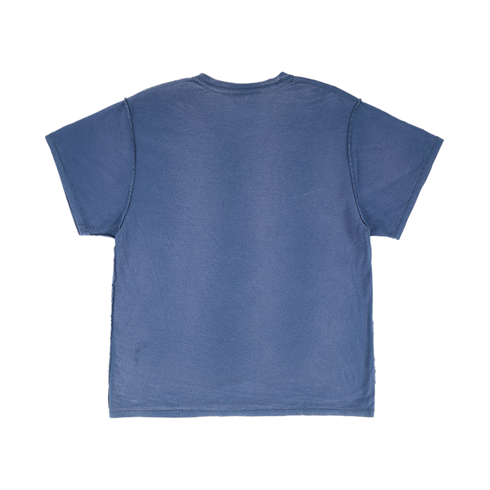 T-shirt Billie x Iris Alonzo Hit Me Hard And Soft Upcyclé Bleu