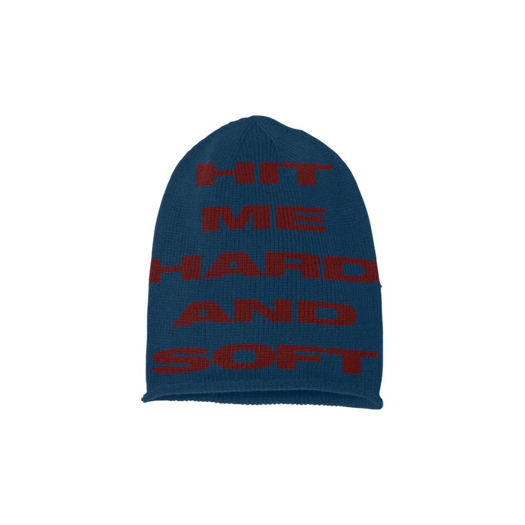 HIT ME HARD AND SOFT Bonnet bleu et rouge