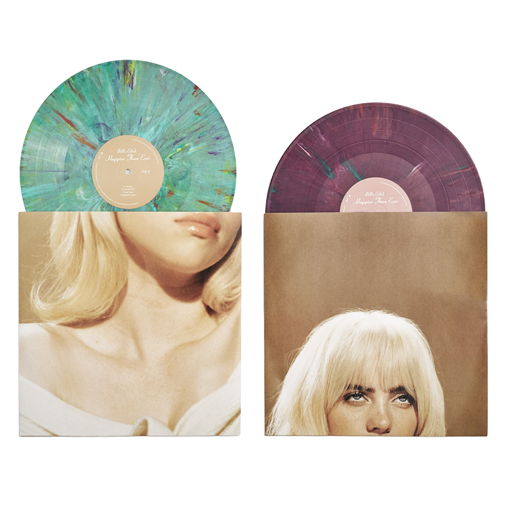 Vinyle multicolore exclusif « Happier Than Ever »