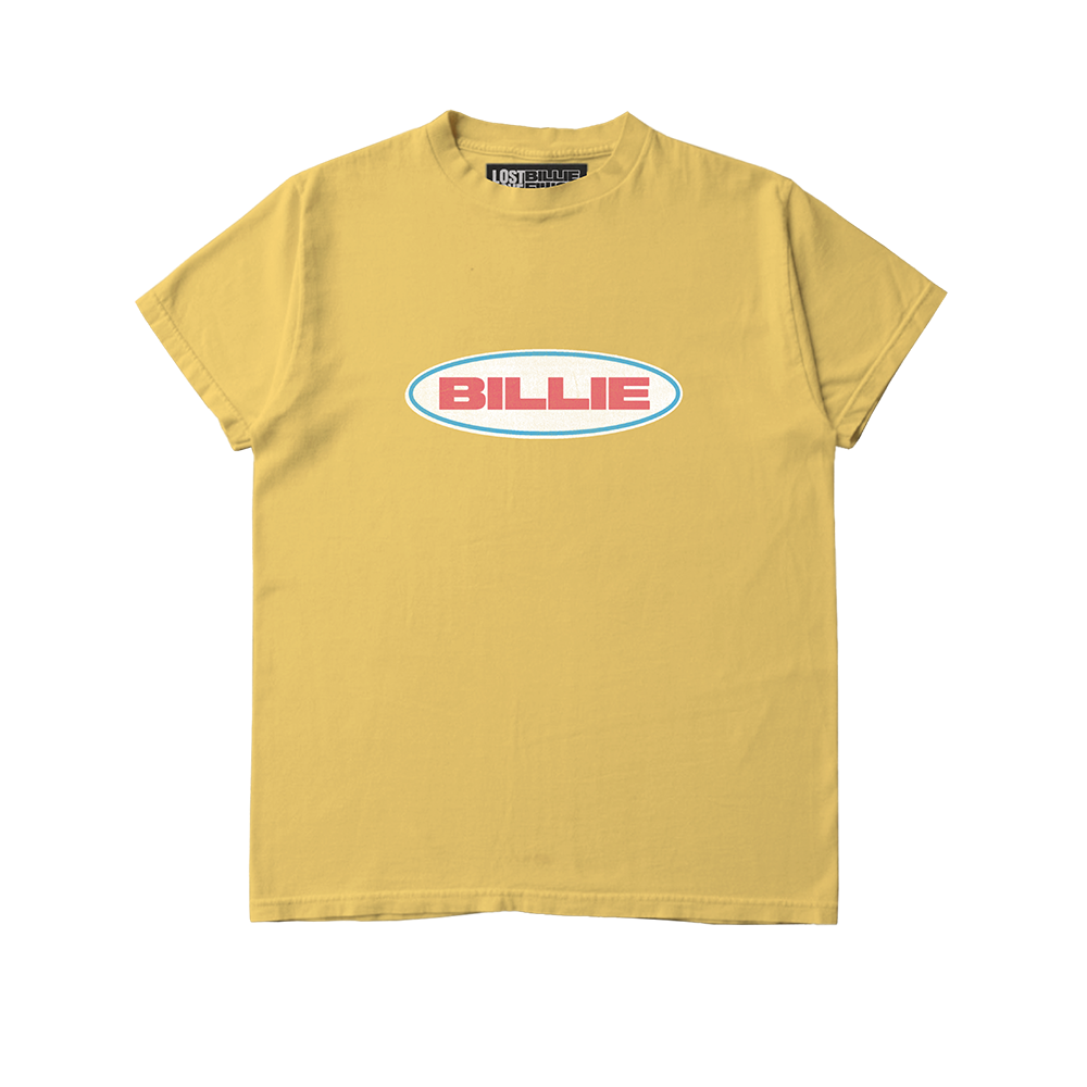 T-shirt jaune logo Billie x Lost Love