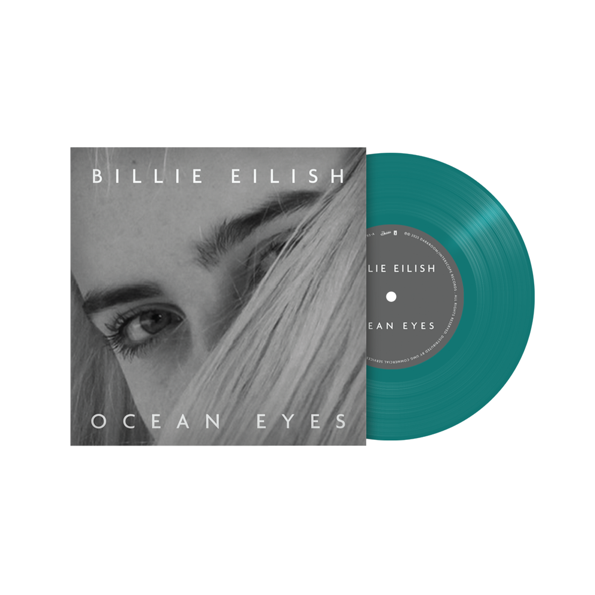 ocean eyes 7" Vinyle gravé [Turquoise Translucide]
