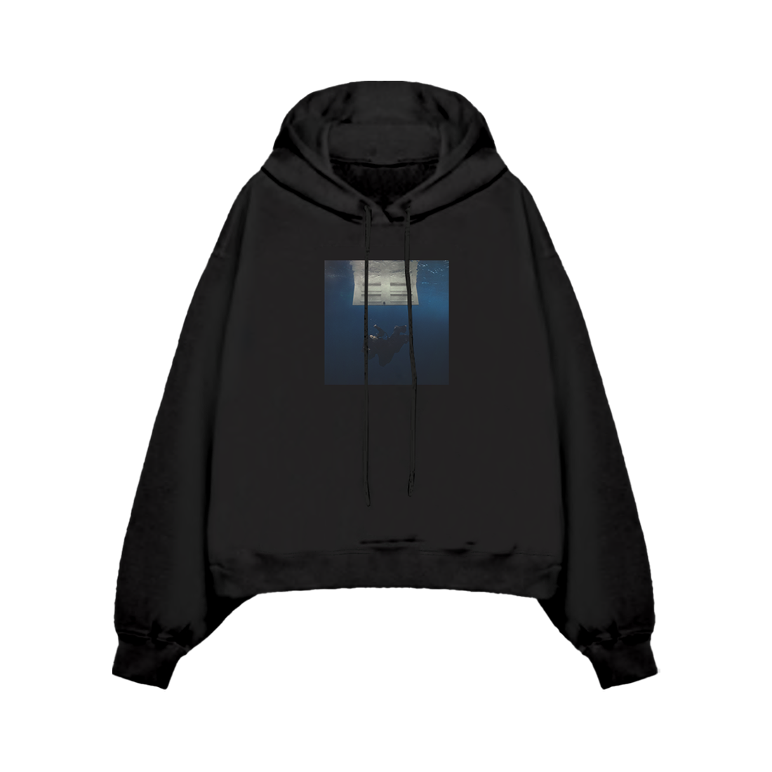 HIT ME HARD AND SOFT Pull à capuche noir couverture