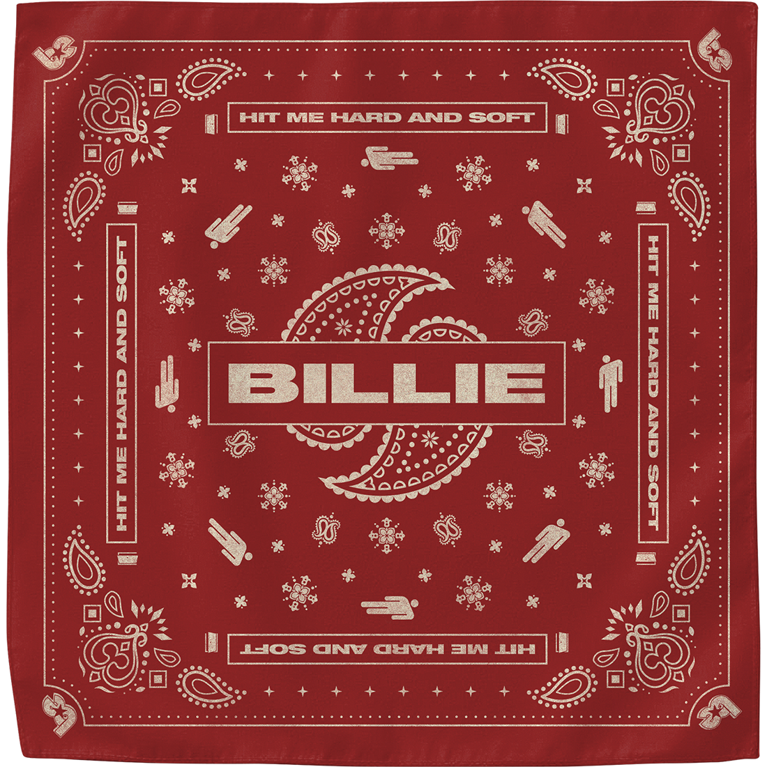 Lot de 4 bandanas Paisley