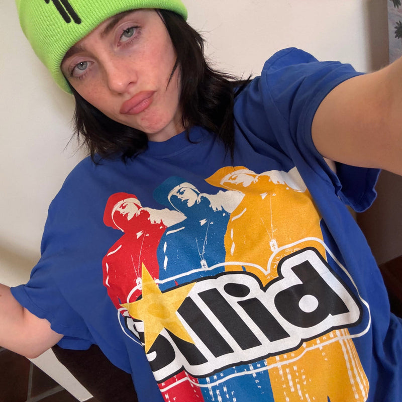 T-shirt Billie bleu répétition